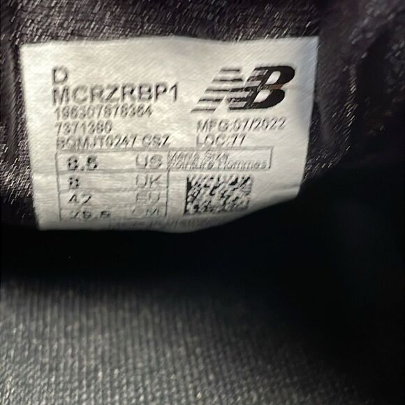 New Balance Fresh Foam Cruz v1 Women’s Sz 8.5 Black Silver Mesh Running Sneaker - Picture 6 of 10